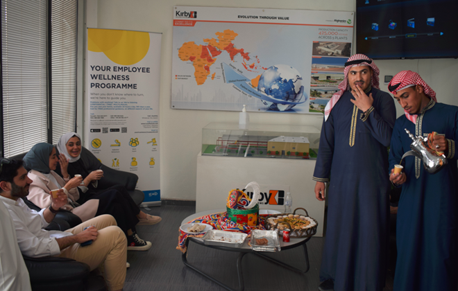 Kirby Building Systems hosts Graish Feasts for Its Employees