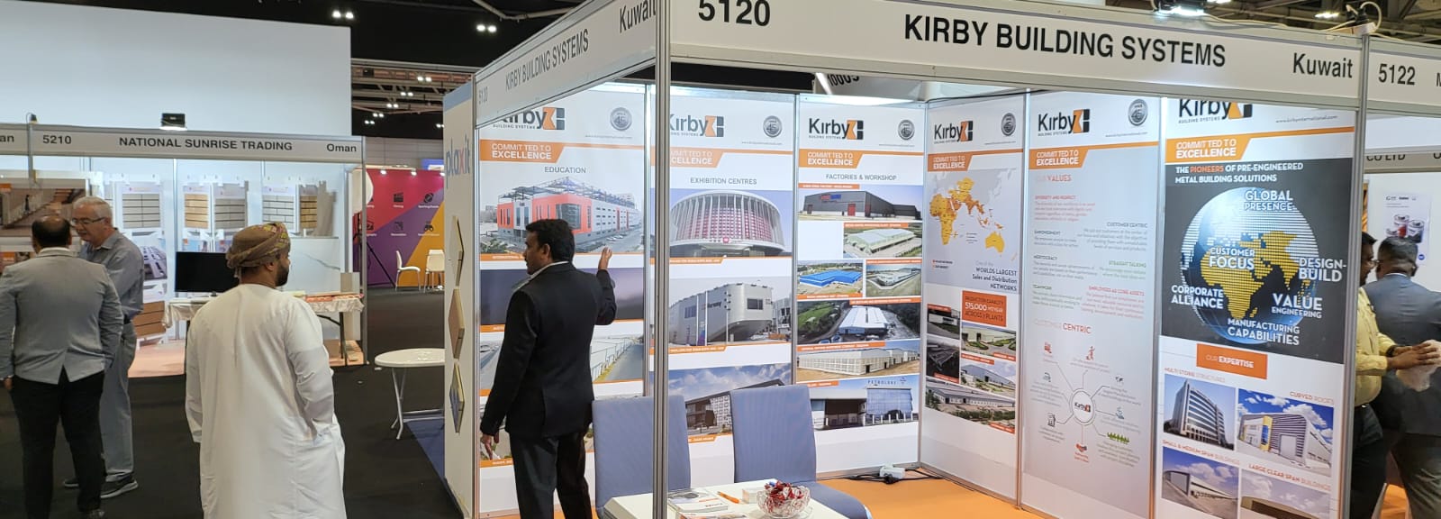 Kirby Building Systems recently participated at The Oman design & build week Show 2023