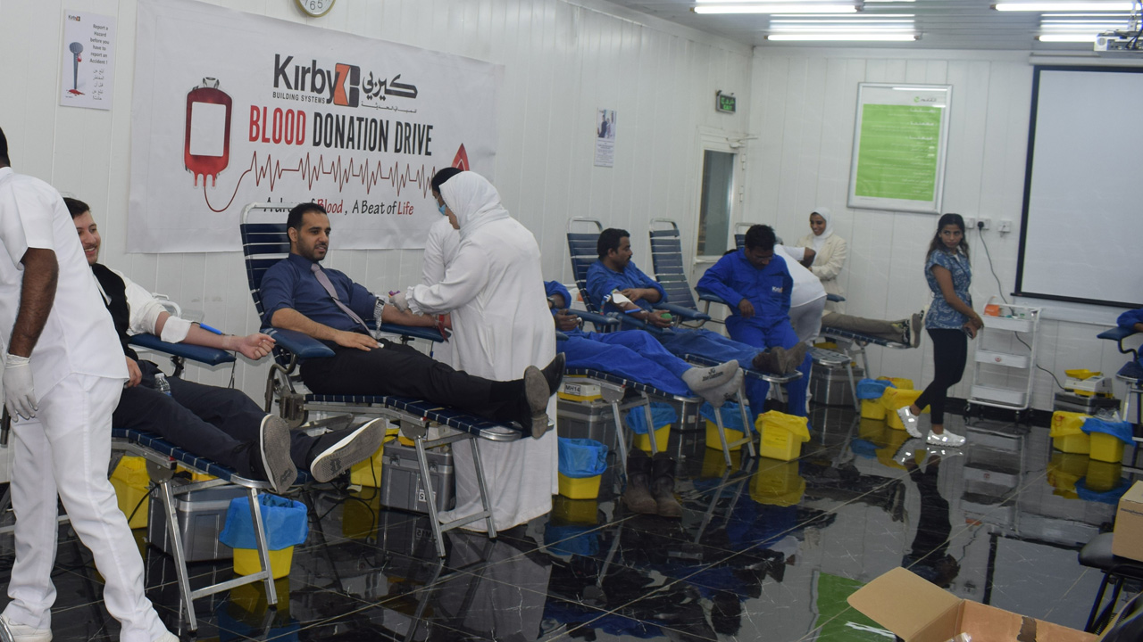 Kirby MEA completes successful blood donation drive