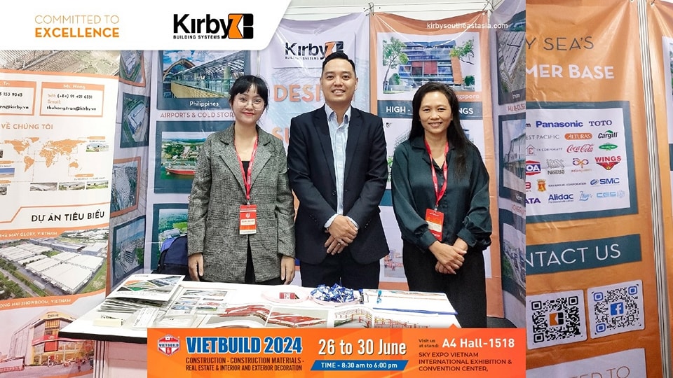 Kirby Southeast Asia Showcased Innovative Steel Solutions at Vietbuild HCMC 2024 – Phase 2